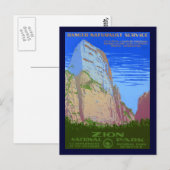 Carte Postale Parc national de Zion (Devant / Derrière)