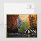 Carte Postale Parc national de Zion (Devant / Derrière)