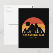 Carte Postale Parc national de Zion (Devant / Derrière)