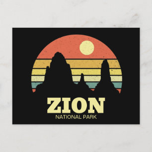 Carte Postale Parc national de Zion moderne Sud-Est de l'Utah No