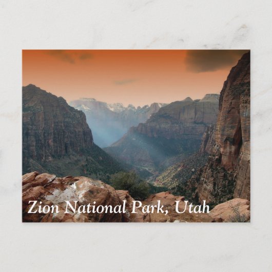 Carte Postale Parc national de Zion, Utah (Devant)