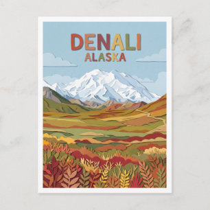 Carte Postale Parc national Denali Alaska