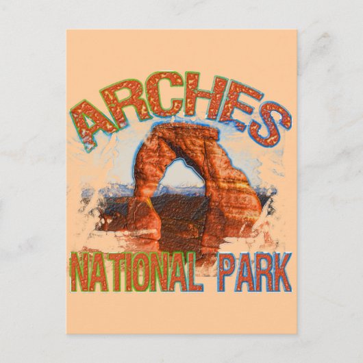 Carte Postale Parc national des Arches (Devant)
