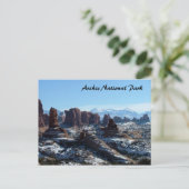 Carte Postale Parc national des Arches en hiver (Debout devant)