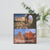Carte Postale Parc national des Arches Sandstone Aches Photo Col (Debout devant)