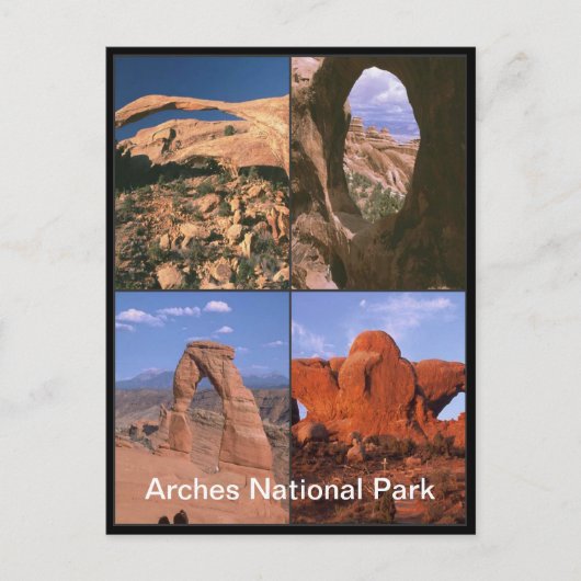 Carte Postale Parc national des Arches Sandstone Aches Photo Col (Devant)