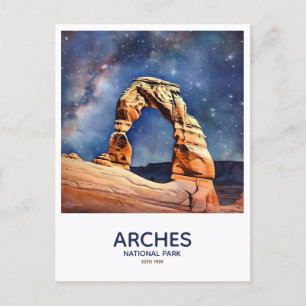 Carte Postale Parc national des Arches Sauvez la date
