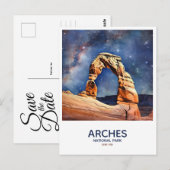 Carte Postale Parc national des Arches Sauvez la date (Devant / Derrière)