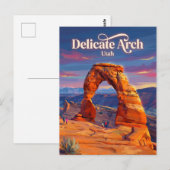 Carte Postale Parc national des Arches Utah (Devant / Derrière)