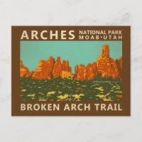 Parc national des Arches Utah Broken Arch Trail Re