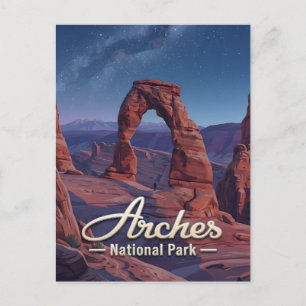 Carte Postale Parc national des Arches Utah Voyage Art