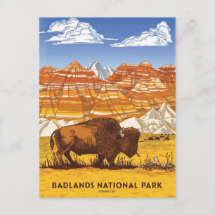 Carte Postale Parc national des Badlands