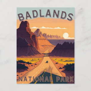 Carte Postale Parc national des Badlands