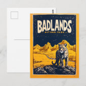 Carte Postale Parc national des Badlands (Devant / Derrière)