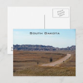 Carte Postale Parc national des Badlands (Devant / Derrière)