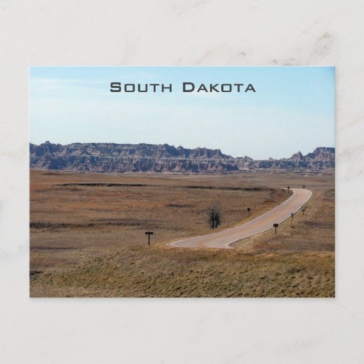 Carte Postale Parc national des Badlands (Devant)