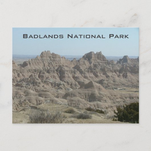 Carte Postale Parc national des Badlands (Devant)