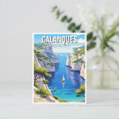 Carte Postale Parc national des Calanques France Voyage (Debout devant)