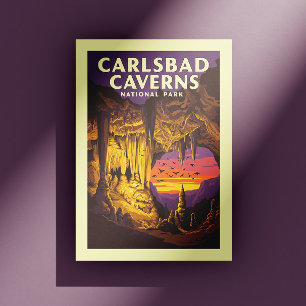 Carte Postale Parc national des Cavernes de Carlsbad vintages