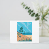 Carte Postale Parc national des dunes de l'Indiana WPA (Debout devant)