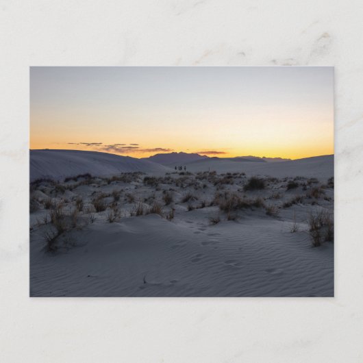 Carte Postale Parc national des dunes de sable blanc (Devant)