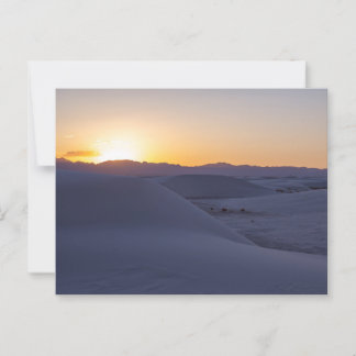 Carte Postale Parc national des dunes de sable blanc