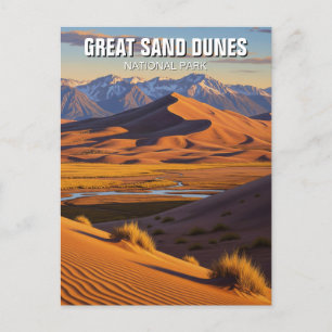 Carte Postale Parc National Des Dunes De Sable Great Colorado