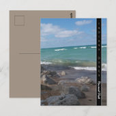 Carte Postale Parc national des dunes d'Indiana Beach Veiw (Devant / Derrière)