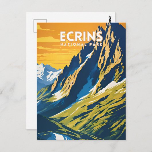 Carte Postale Parc national des Écrins (Devant / Derrière)