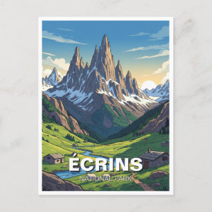 Carte Postale Parc national des Écrins France Travel