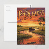 Carte Postale Parc national des Everglades (Devant / Derrière)
