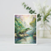 Carte Postale Parc national des Everglades aquarelle  (Debout devant)