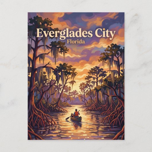 Carte Postale Parc national des Everglades États-Unis (Devant)