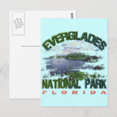 Carte Postale Parc national des Everglades, Floride (Devant / Derrière)