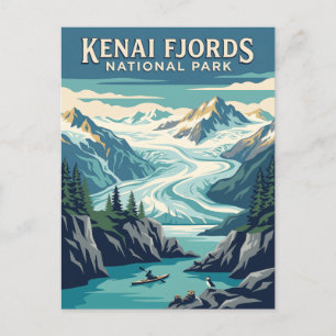 Carte Postale Parc national des fjords de Kenai Alaska Affiche V