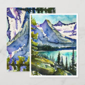 Carte Postale Parc national des Glaciers Montana (Devant / Derrière)