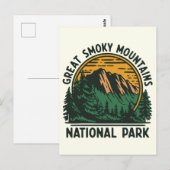 Carte Postale Parc national des Great Smoky Mountains (Devant / Derrière)