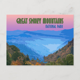 Carte Postale Parc national des Great Smoky Mountains Vintage