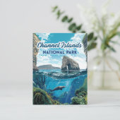 Carte Postale Parc national des îles Channel Californie Océan (Debout devant)