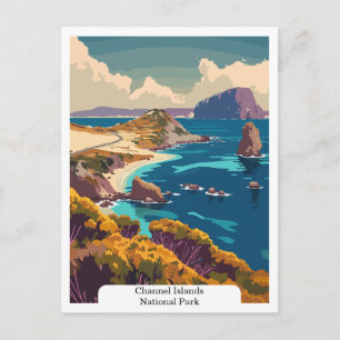 Carte Postale Parc national des îles Channel USA