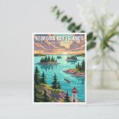 Carte Postale Parc national des Îles-de-la-Baie-Georgienne Canad (Debout devant)