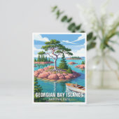 Carte Postale Parc national des Îles-de-la-Baie-Georgienne Canad (Debout devant)