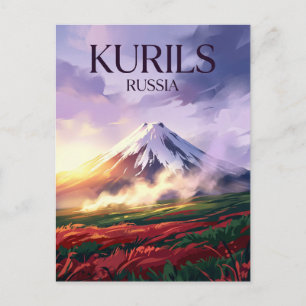 Carte Postale Parc national des Kouriles Russie