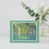 CARTE POSTALE PARC NATIONAL DES LACS DE PLITVICE, CROATIE (Debout devant)