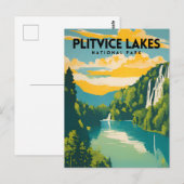 Carte Postale Parc national des Lacs-Plitvice (Devant / Derrière)