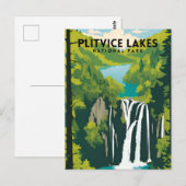 Carte Postale Parc national des Lacs Plitvice (Devant / Derrière)