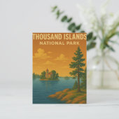 Carte Postale Parc national des Mille Îles (Debout devant)