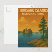 Carte Postale Parc national des Mille Îles (Devant / Derrière)