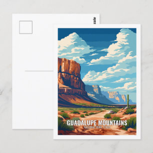 Carte Postale Parc national des montagnes Guadalupe Texas États-