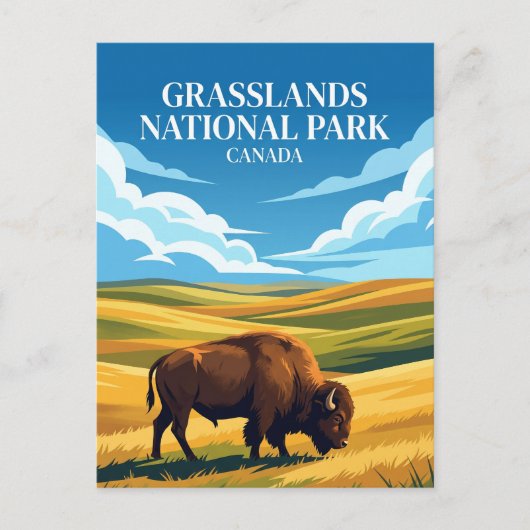 Carte Postale Parc national des Prairies Canada (Devant)